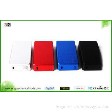 Variable Wattage 100 Watt Box Mod , 26650 Mechanical Mod Cl